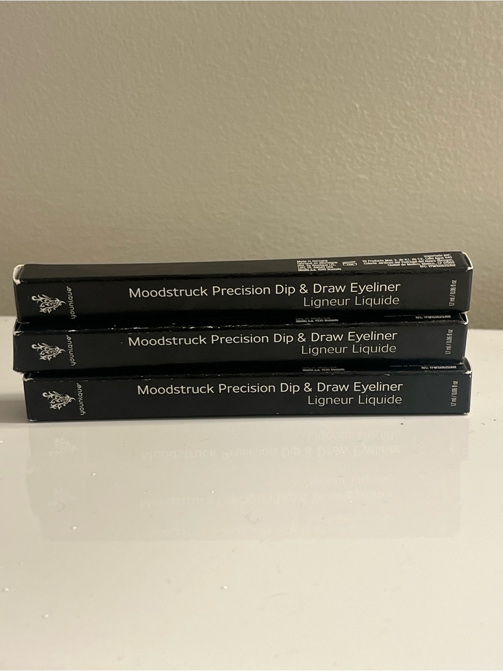 Younique Moodstruck Precision Dip & Draw Liquid Eyeliner – Set of 3 - Black